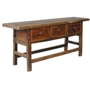 BROWNEY DARK WOOD TABLE