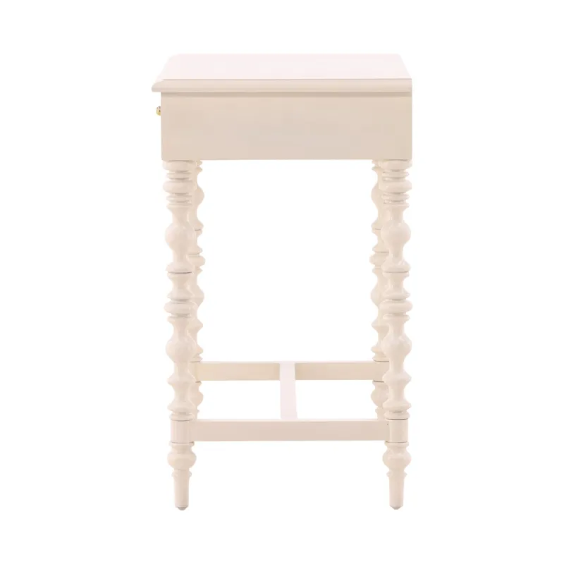 Cream Zepatta Side Table