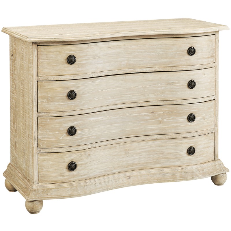White Washed Bow Front Chest 289141772 Turner's Fine Furniture