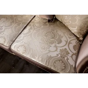 Albacete Sofa, Dark Cherry/Brown