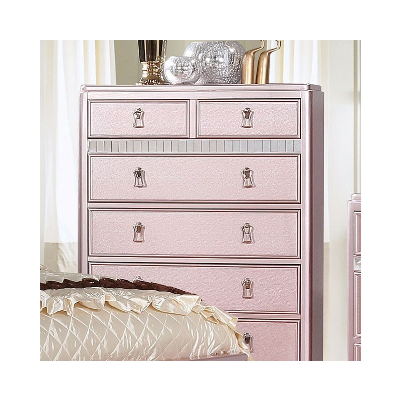 Ariston Chest Rose Gold CM7170RGC by Furniture of America at
