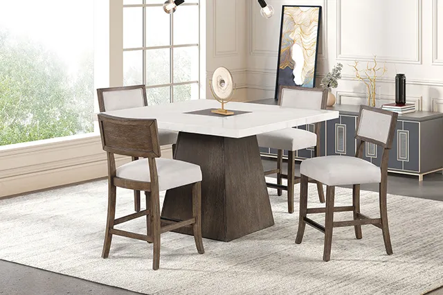 Grasten Table and 4 Bar Stools - Image 2