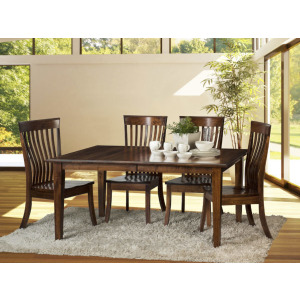 Table, 2 Leaves, 6 KC Chairs