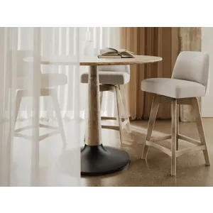 Quinn Swivel Bar Chair Bowie Pub Table Lifestyle (1)