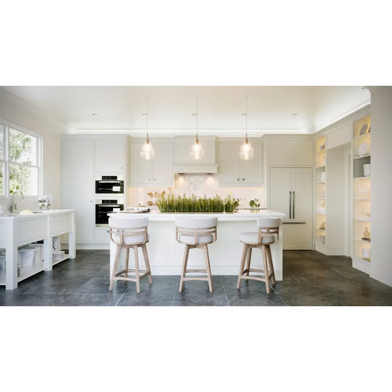 Arya swivel bar chair lifestyle