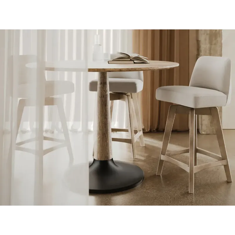 Quinn Swivel Bar Chair Bowie Pub Table Lifestyle (1)