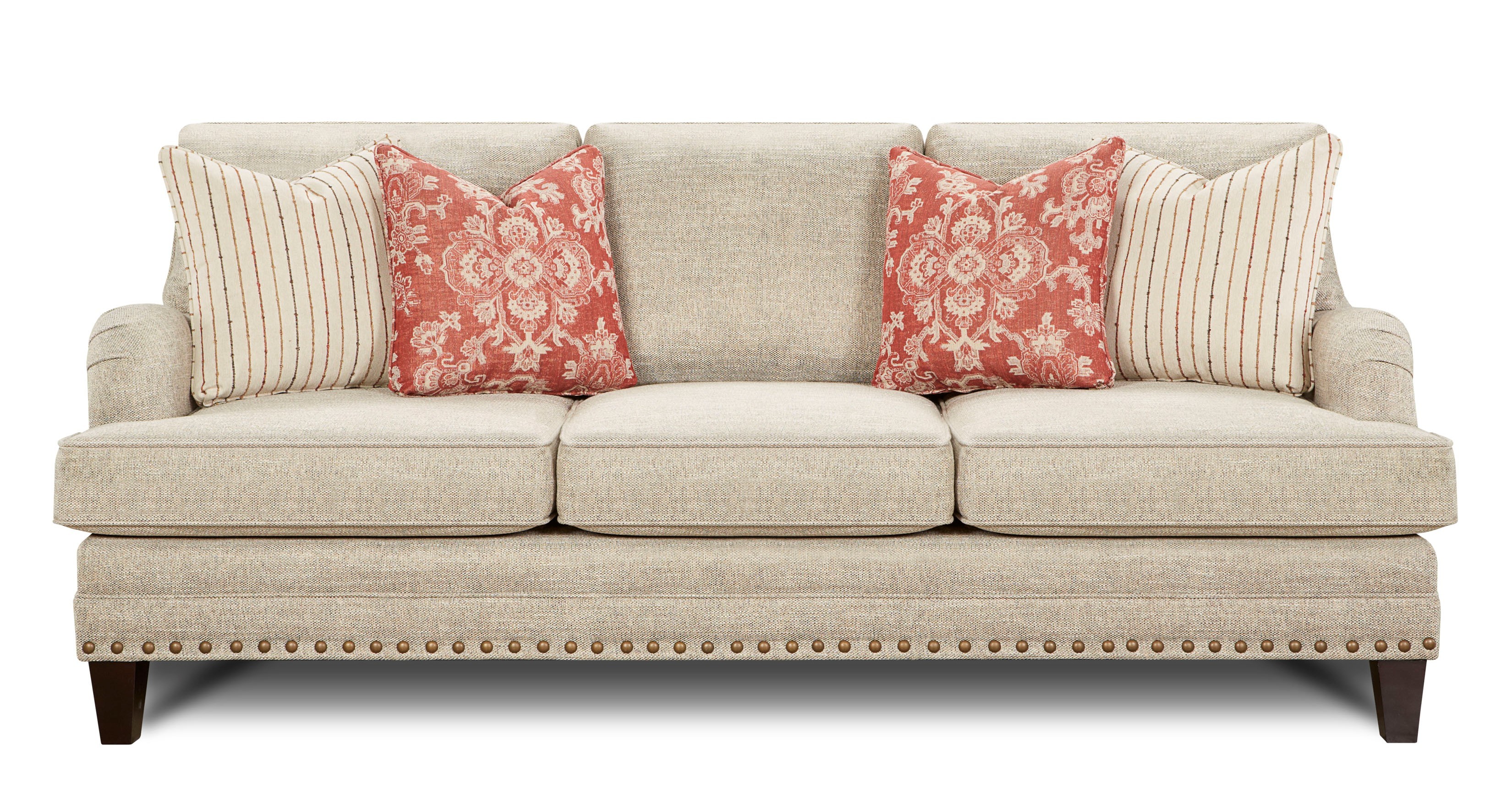 Longevity Muslin Sofa by Fusion Furniture NIS918189546 Horton's