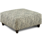 Cocktail Ottoman, Local Color Steel