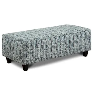 Highrise Indigo Cocktail Ottoman