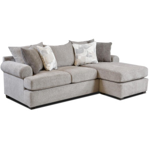 Kittery Pewter Sofa Chaise