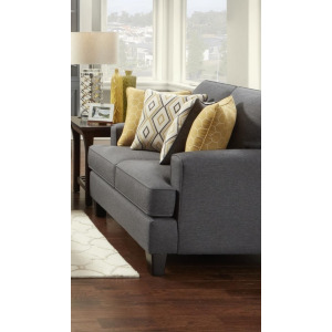 Maxwell Gray Dijon Loveseat