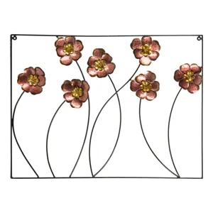 Wall Plaque - Framed Flowers