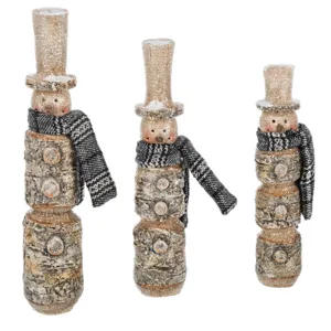 Snowman Figurine Set