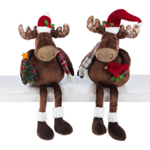 Merry Chris-Moose - Stuffed Shelfsitter