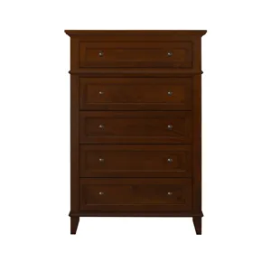 Brentwood 5 Drawer Chest - Walnut