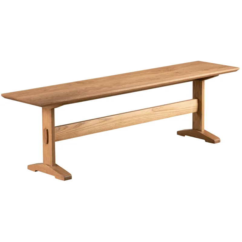 Kara 62" Trestle Bench Main Image