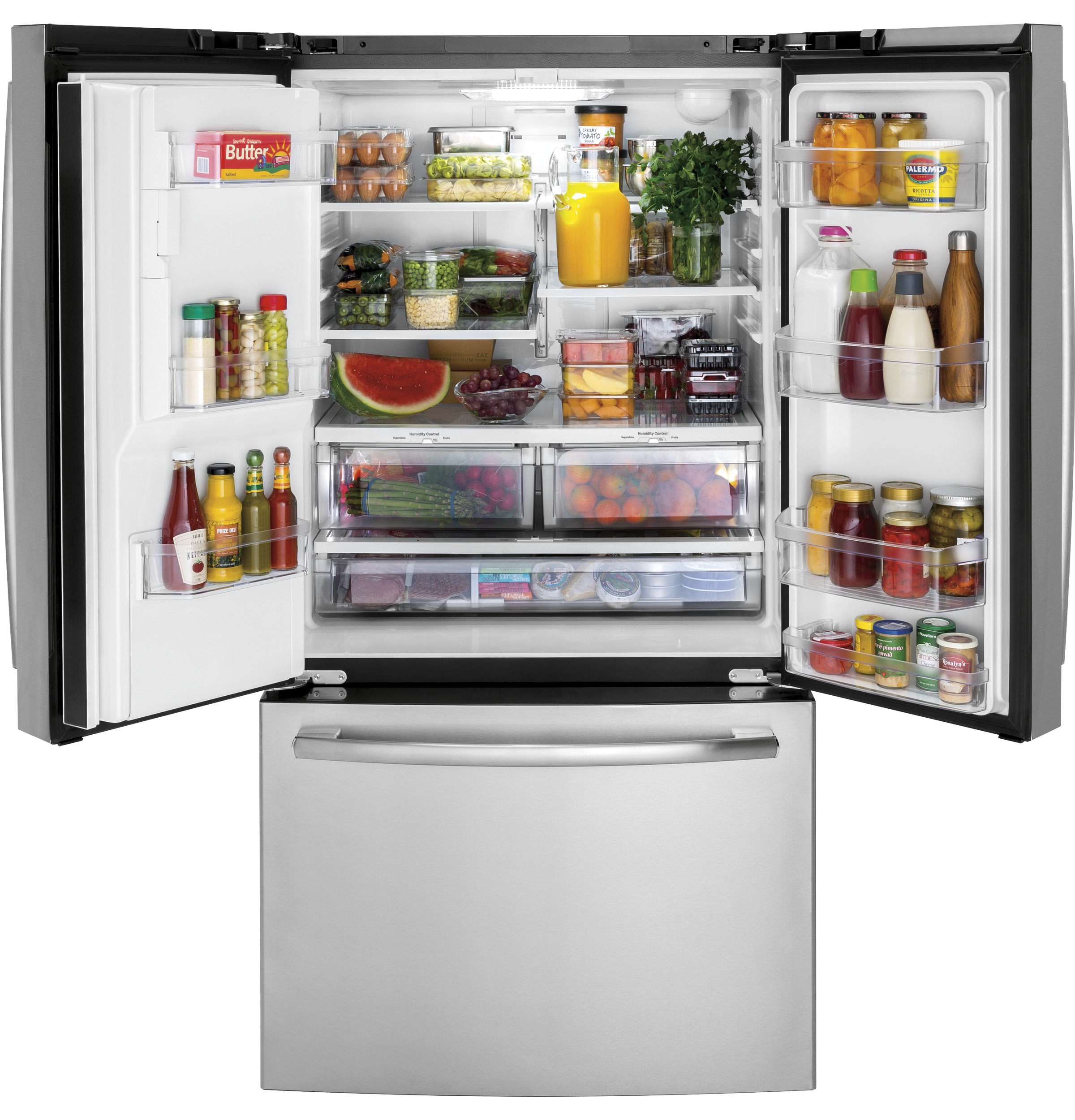 Energy Star 25 6 Cu Ft French Door Refrigerator By General Electric Nis281367188 Missouri Furniture
