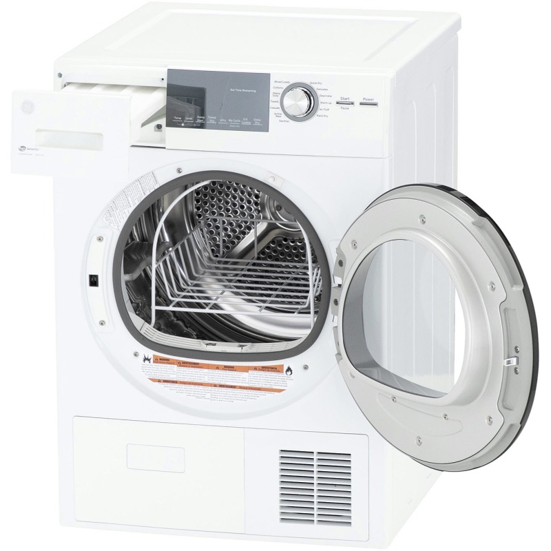 24" 4.1 Cu.Ft. Front Load Ventless Condenser Electric Dryer with