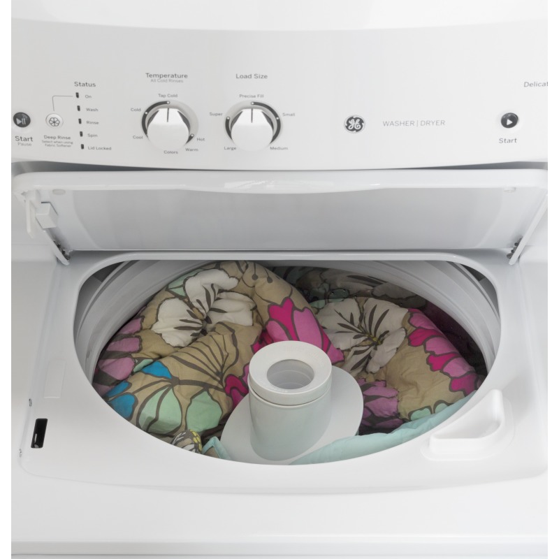 GE Unitized Spacemaker® 3.8 cu. ft. Capacity Washer with Stainless