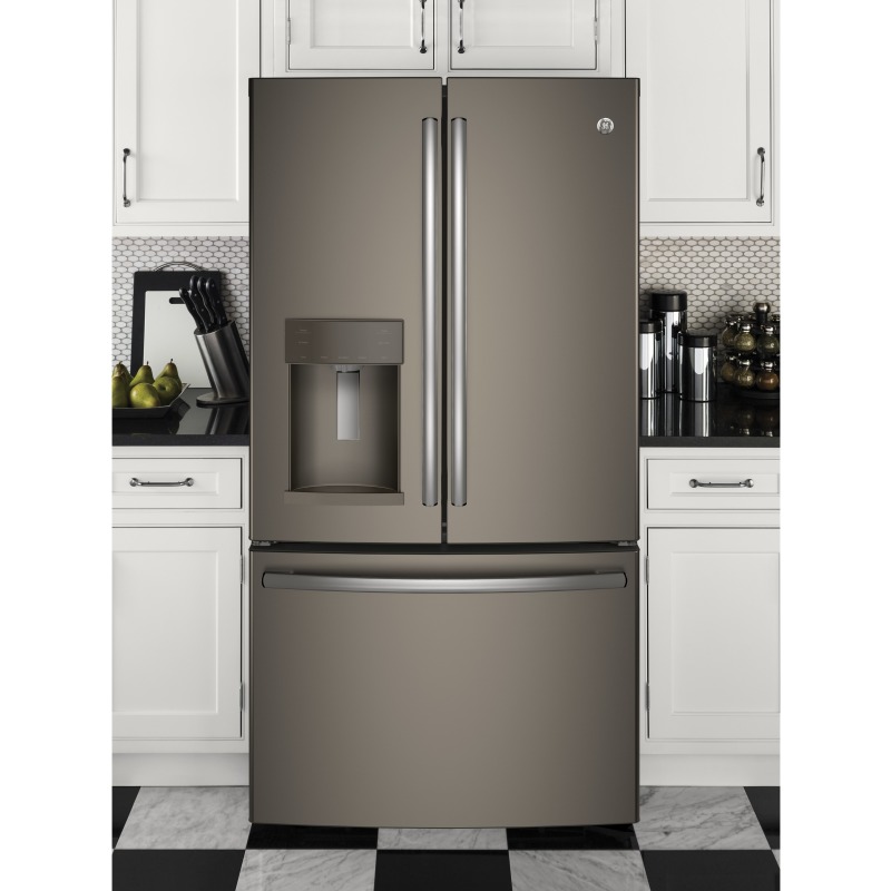 ENERGY STAR® 27.8 Cu. Ft. FrenchDoor Refrigerator GFE28GMKES by
