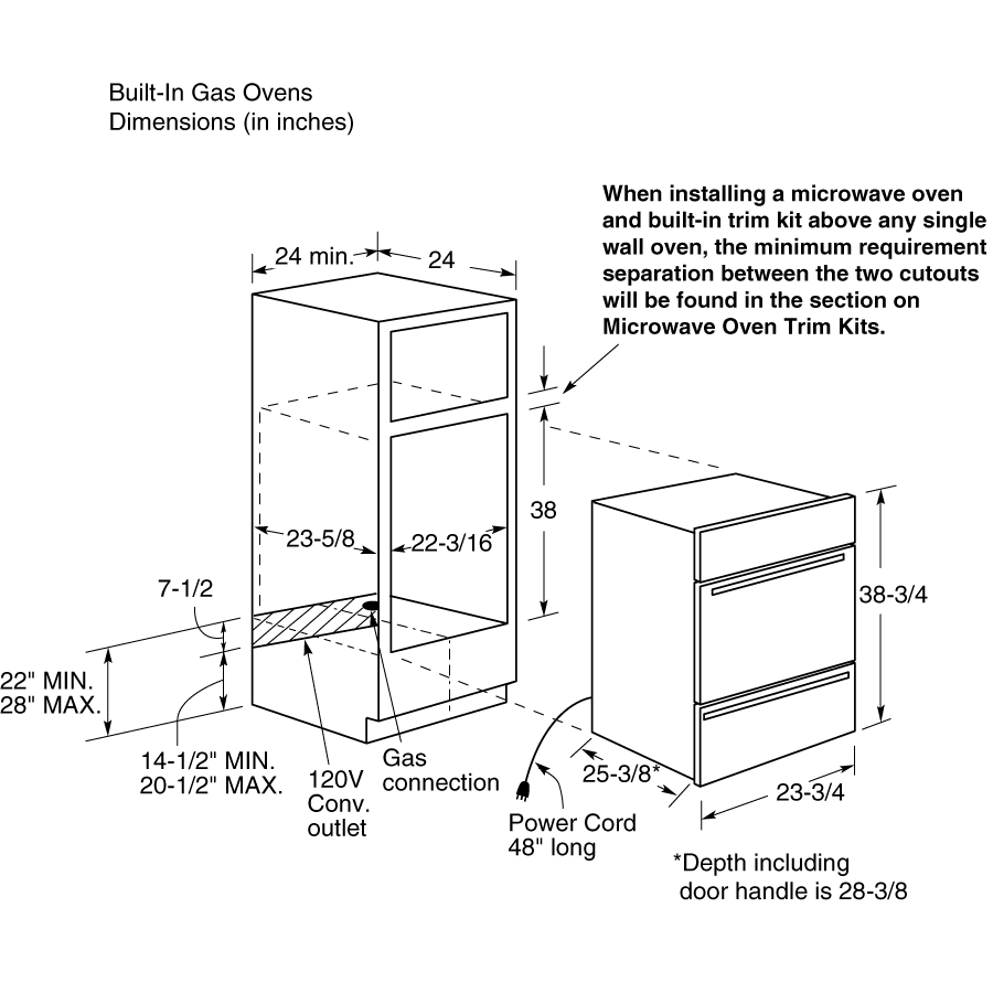 24" BuiltIn Gas Oven JGRP20BEJBB by General Electric at Missouri Furniture
