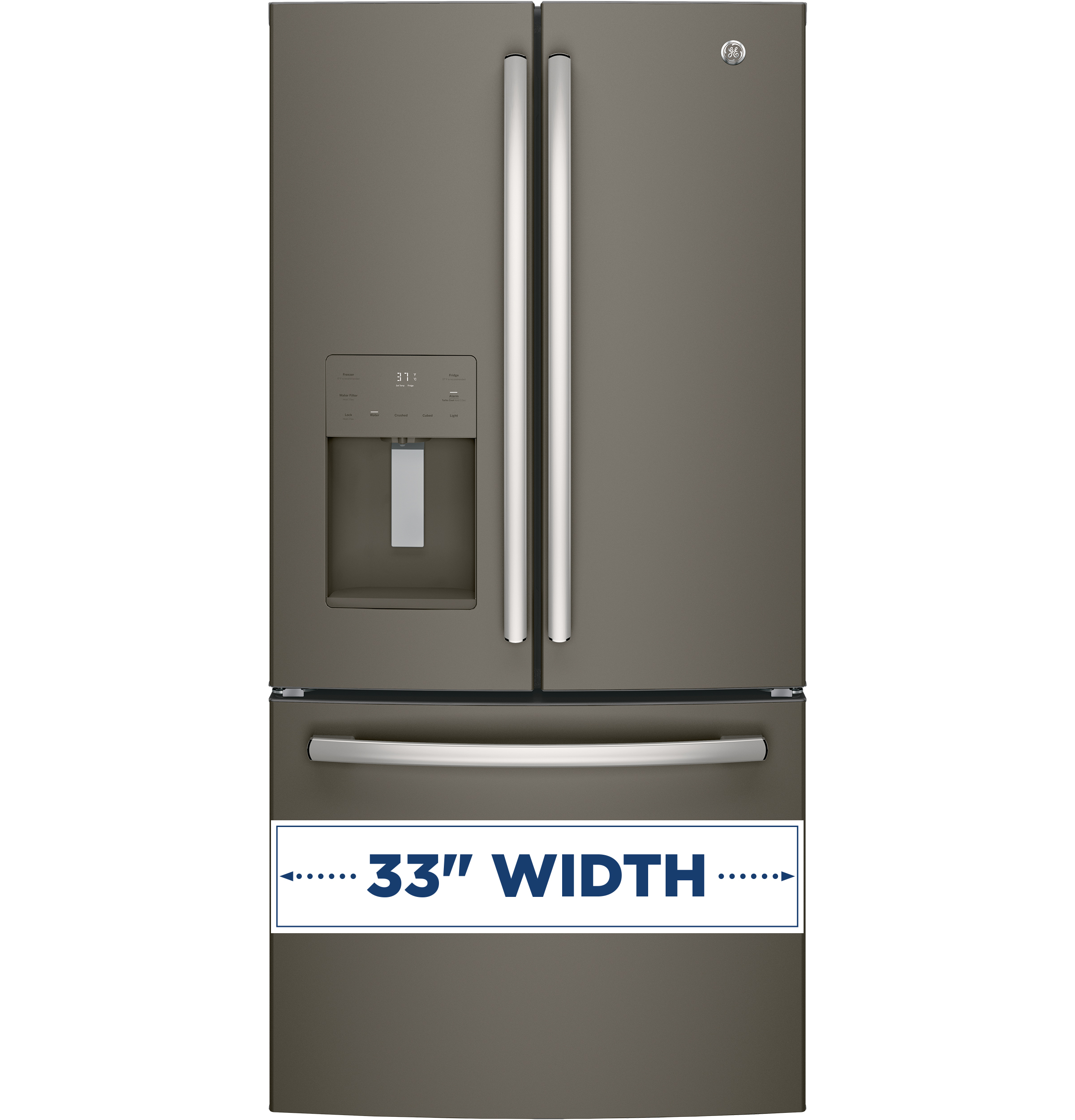 ge energy star 23.7 cu ft french door refrigerator