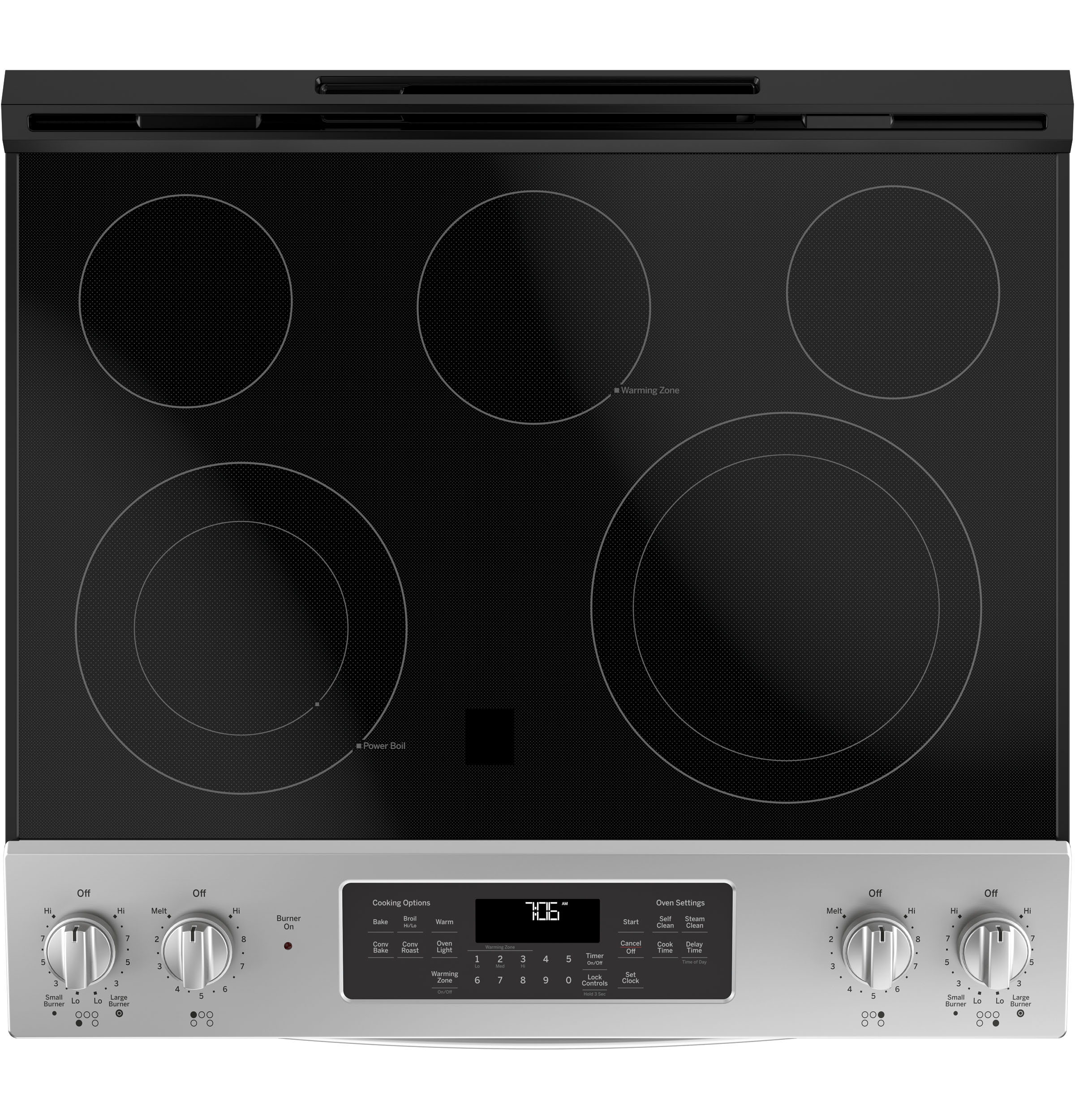 30" SlideIn Electric Convection Range JS760SLSS by General Electric at