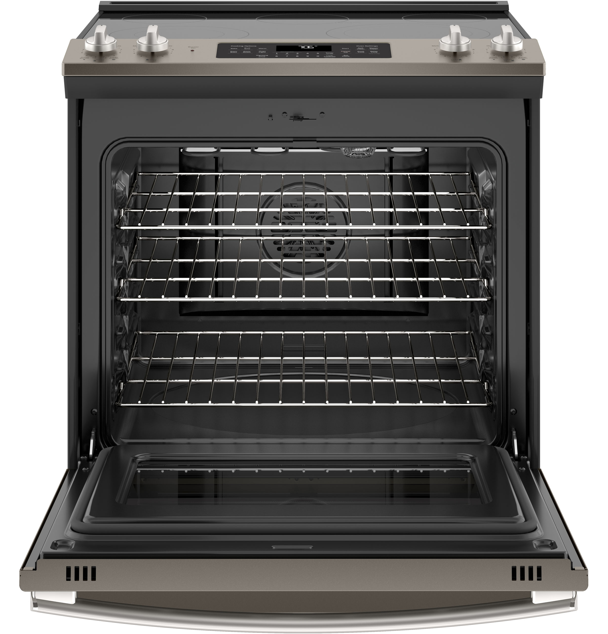 30" SlideIn Electric Convection Range JS760ELES by General Electric at