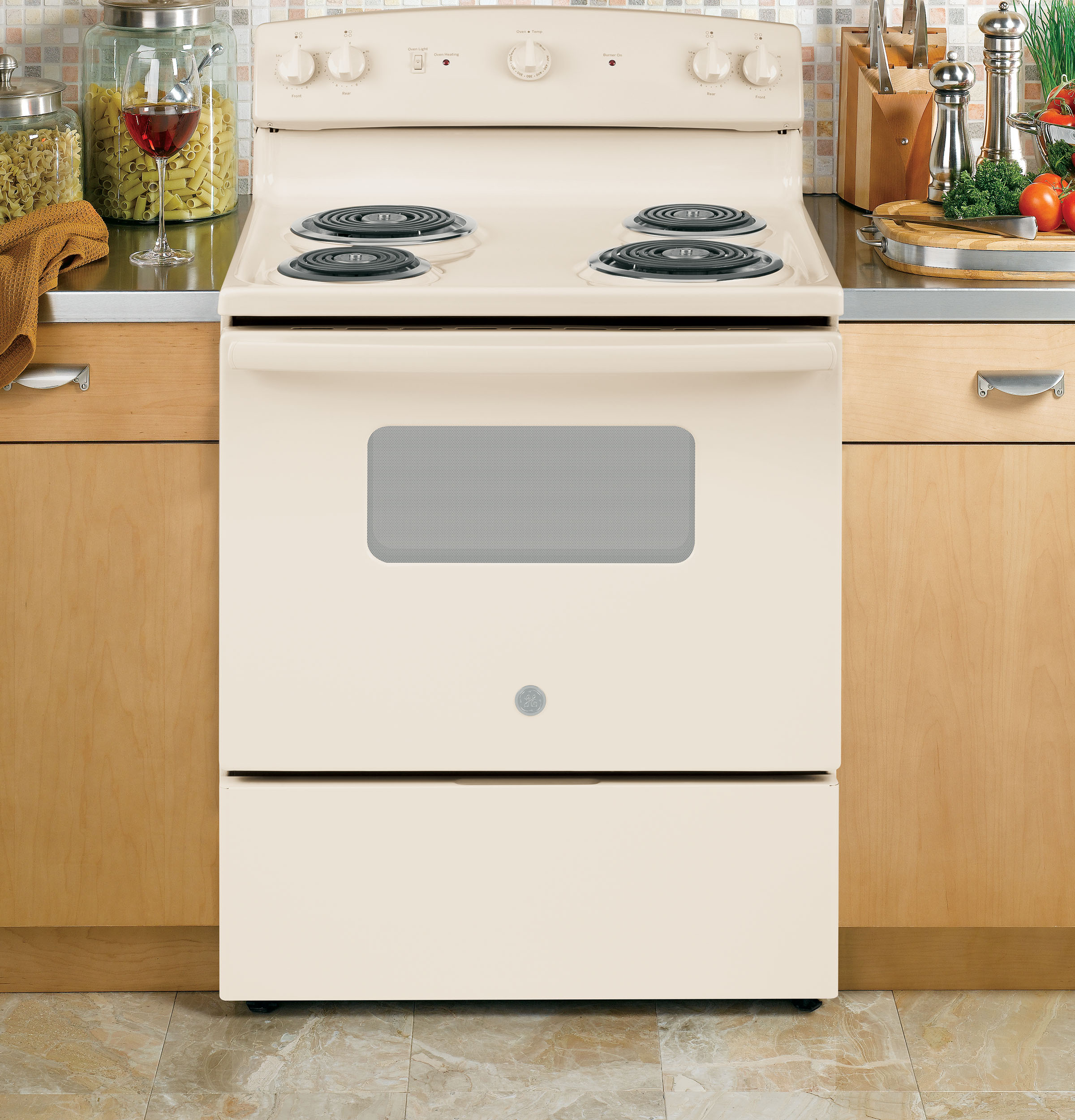 30" FreeStanding Electric Range JBS160DMCC by General Electric at