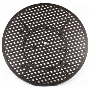 Round Dining Table - Dark Lava Bronze