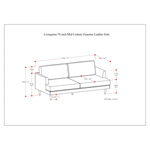Livingston - 76" Sofa - Sienna