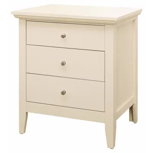 Hammond - 3 Drawer Nightstand - Beige