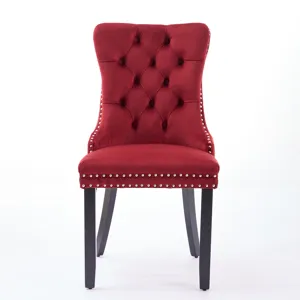 Classic Velvet Dining Chairs, High-End Tufted Solid Wood Contemporary Velvet Upholstered Dining Chai