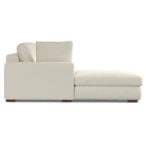 Charlie - Deep Seater Left Sectional Sofa - Cream