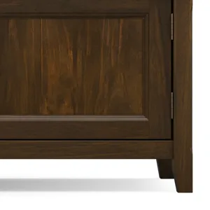 Burlington - 72\" Low TV Media Stand - Mahogany Brown