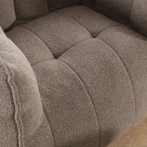 Soft Bean Bag Chair With High Resilient Foam (Chips) - Coffee