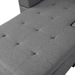 Sectional Sofa Set For Living Room With L Shape Chaise Lounge, Cup Holder And Left Or Right Hand Cha