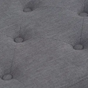 Hamilton - Storage Ottoman - Slate Grey