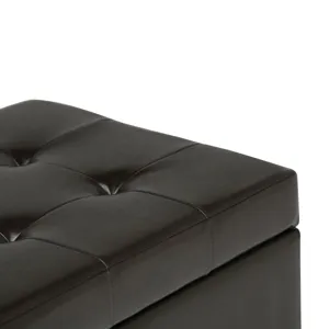 Cosmopolitan - Storage Ottoman - Tanners Brown