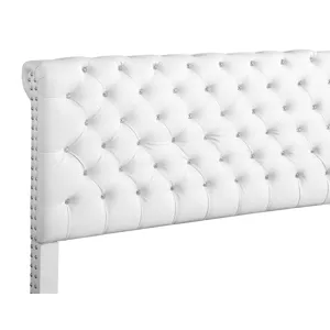 Maxx - G1938-FB-UP Tufted Upholstered Bed - White