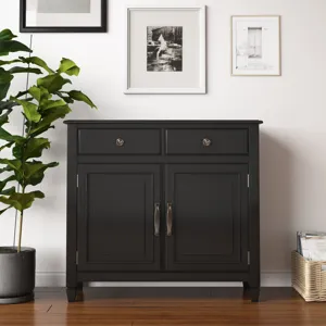 Connaught - Entryway Storage Cabinet - Black
