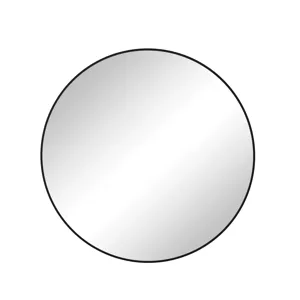 Wall Mirror Circular Mirror Metal Framed Mirror Round Vanity Mirror Dressing Mirror, For Bathroom, L