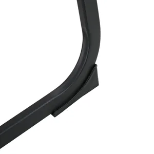 PU Chair Barstool Dining Counter Height Chair (Set of 2) - Black