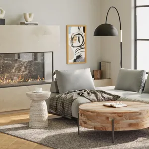 Boyd - Wooden Accent Table - White Wash