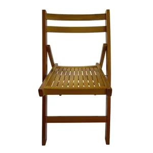 Folding Special Event Chairs, Foldable Style (Set of 4) - Honey