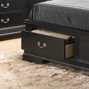 Louis Phillipe - G3150D-KSB2 King Storage Bed - Black