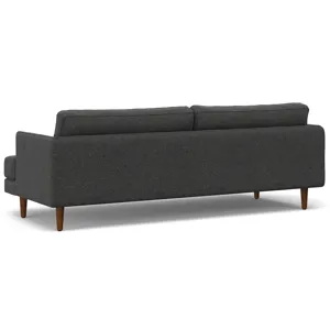 Livingston - 90\" Sofa - Charcoal Grey