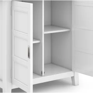 Burlington - Low Storage Cabinet - White