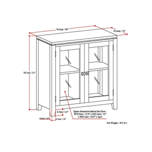 Cosmopolitan - Low Storage Cabinet - Black