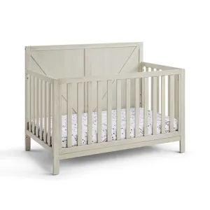 Barnside - 4-in-1 Convertible Crib - Washed Gray
